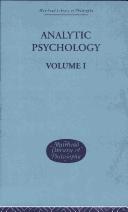 Cover of Analytic Psychology (Muirhead Library of Philosophy) by G F Stout