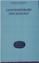 Front cover of Contemporary Psychology by Guido Villa