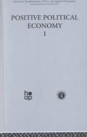 Front cover of Positive Political Economy I by J. Lesourne