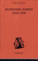 Front cover of Economic Survey 1919-1939 by W. Arthur Lewis