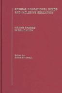 Cover of Special Educational Needs And Inclusive Education by David R. Mitchell