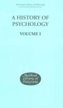 Front cover of A History of Psychology by George S Brett