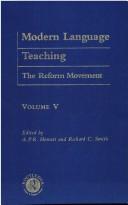 Cover of Modern language teaching by Anthony P. R. Howatt