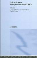 Front cover of Critical new perspectives on ADHD by Gwynedd Lloyd
