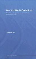 Cover of War and Media Operations by Thomas Rid