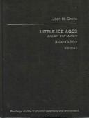 Front cover of Little Ice Ages by Jean M. Grove