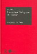 Cover of International Bibliography of the Social Sciences by British Library of Political and Economic Science.