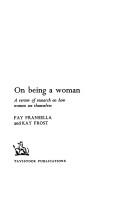 Front cover of On being a woman by Fay Fransella