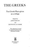 Cover of Greeks by John Barton