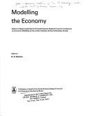 Front cover of Modelling the economy by Conference on Economic Modelling (1972 London Graduate School of Business Studies)
