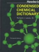 Cover of Hawley's condensed chemical dictionary by Gessner Goodrich Hawley