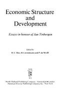 Cover of Economic structure and development by Hendricus Cornelis Bos