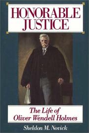 Cover of Honorable justice by Sheldon M. Novick