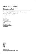 Front cover of Office systems by IFIP TC8/WG 8.4 WorkingConference on Methods and Tools for Office Systems (1986 Pisa, Italy)