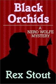 Cover of Black Orchids by Rex Stout
