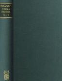 Front cover of Erasmi Opera Omni, Volume 9 by J. Heinimann