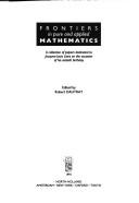 Front cover of Frontiers in pure and applied mathematics by Jacques Louis Lions