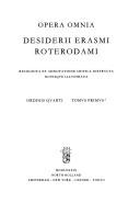 Cover of Desiderii Erasmi Roterodami opera omnia by Desiderius Erasmus