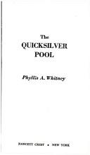Cover of The Quicksilver Pool by Phyllis A. Whitney