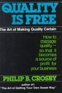 Cover of Quality is free by Philip B. Crosby
