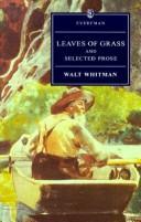 Front cover of Leaves of grass and selected prose by Walt Whitman