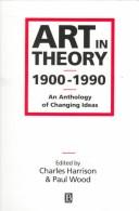 Cover of Art in theory, 1900-1990 by Charles Harrison