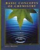 Front cover of Basic Concepts of Chemistry by Leo J. Malone