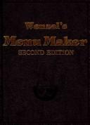 Cover of Wenzel's Menu Maker by George Leonard Wenzel