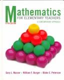 Front cover of Mathematics for Elementary Teachers by Gary L. Musser