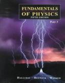 Front cover of Part 1, Fundamentals of Physics by Jearl Walker