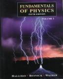 Front cover of Volume 1, Fundamentals of Physics by Jearl Walker