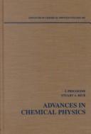 Cover of Advances in chemical physics by I. Prigogine