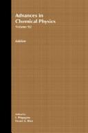 Front cover of Advances in Chemical Physics by Stuart A. Rice