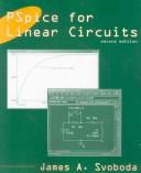 Front cover of PSpice for Linear Circuits (uses PSpice version 10) by James A. Svoboda
