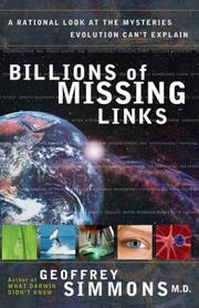 Front cover of Billions of Missing Links by Geoffrey Simmons