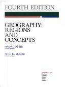 Front cover of Geography, regions and concepts by Harm J. de Blij