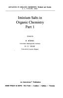 Front cover of Iminium salts in organic chemistry by H. Bohme