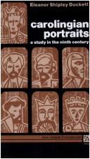 Cover of Carolingian portraits by Eleanor Shipley Duckett