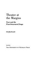 Front cover of Theater at the margins by Erik MacDonald