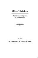 Cover of Milton's wisdom by John Reichert