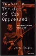 Front cover of Toward a theater of the oppressed by Javed Malick