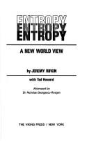 Cover of Entropy by Jeremy Rifkin