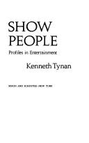 Cover of Show people by Kenneth Tynan