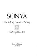 Cover of Sonya by Anne Edwards