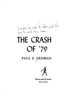 Front cover of The crash of '79 by Paul Emil Erdman