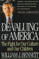Cover of Devaluing of America by William J. Bennett
