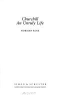 Cover of Churchill by Norman Rose