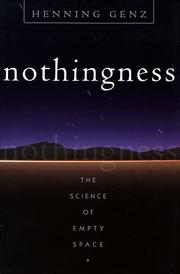 Front cover of Entdeckung des Nichts by Henning Genz