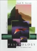 Front cover of Psychology by Joshua R. Gerow