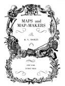 Cover of Maps and map-makers by R. V. Tooley